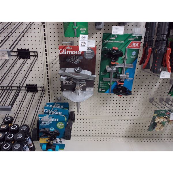 Pulsating Sprinklers, Gilmore Circular Sprinklers