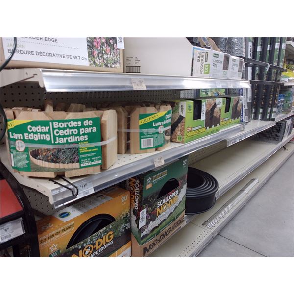 4-Lawn Edging Fencing, Poundable Edging Fencing - 4 X $