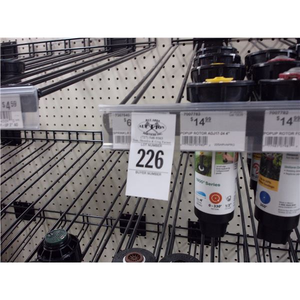 Asst. Adjustable Sprinkler Heads