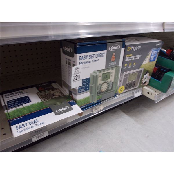 3-Orbit Sprinkler Timers - 3 X $