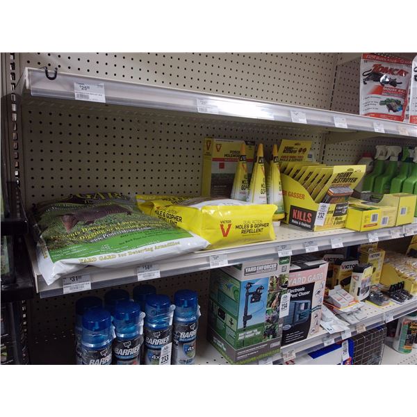 Asst. Mole Traps, Repellent Tubes, Poison Pellets