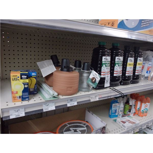Asst. Tiki Torch Fuel, Table Torches, Torch Wicks