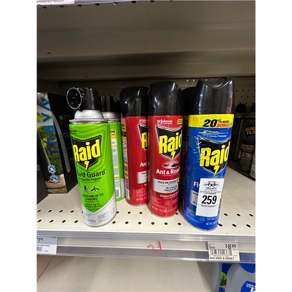 21-Raid Ant/Roach/Flying Insect, Yard Guard Killer - 21 X $