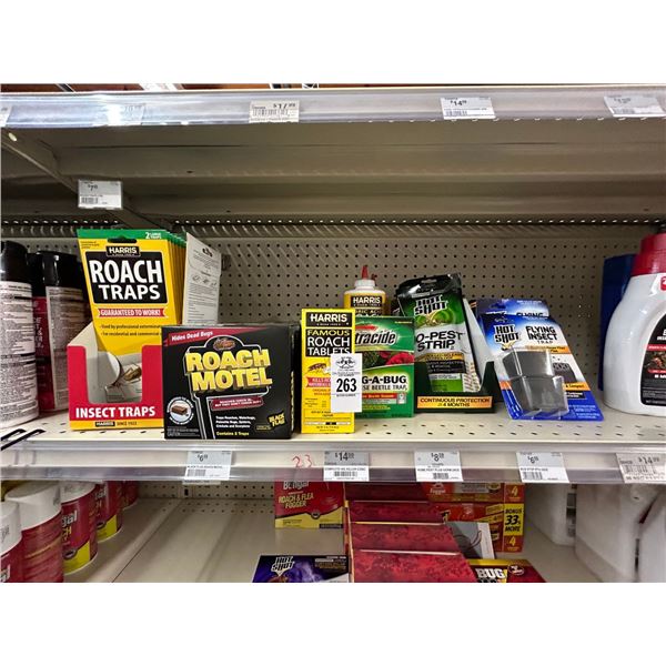 Asst. Harris Roach Traps/Roach Motel, Hot Shot, Spectracide