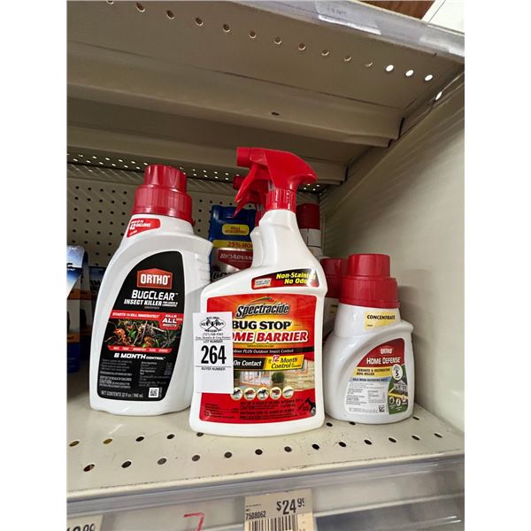 7-Asst. Insect Killer, Home Barriers - 7 X $