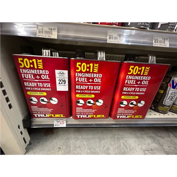 3-Tru Fuel Fuel/Oil   50  To  1 Mix - 3 X $