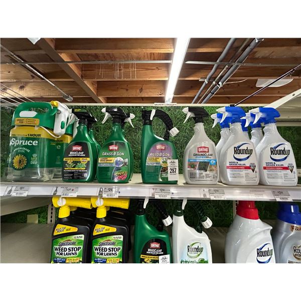 13-Spruce/Ortho/Round Up Weed/Grass Killer - 13 X $