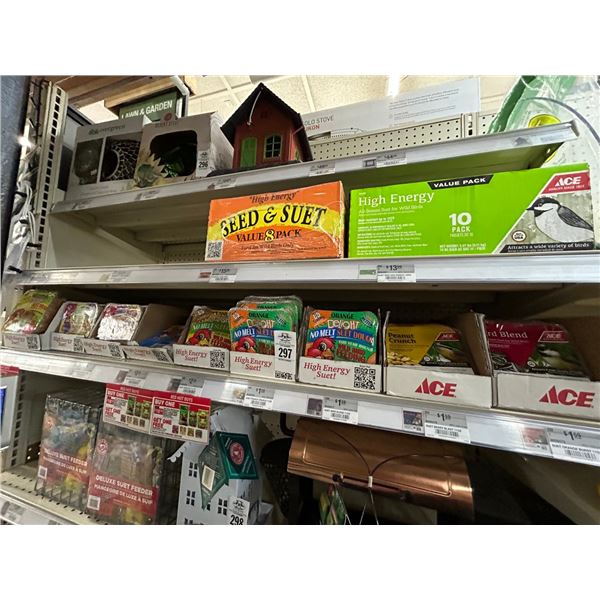 Asst. Ace/CS Bird Feeder Food Product 2 Shelves