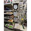Image 1 : 8-Taylor Hanging Wall Clocks, Thermometers - 8 X $