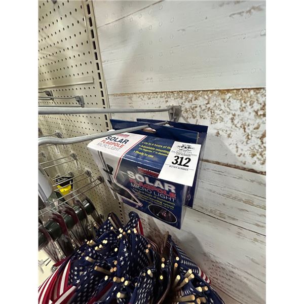 2-Valley Forge Solar Flag Pole Micro Lights - 2 X $