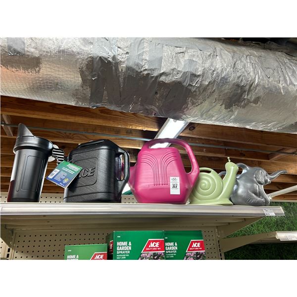 6-Asst. Watering Cans - 6 X $