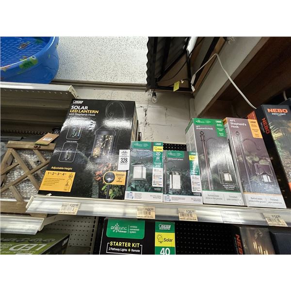 Asst. Solar Powered LED Lanterns/Accessories