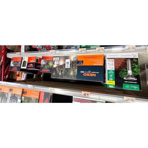 7-Asst. Nebo/Onesync Yard Lighting - 7 X $