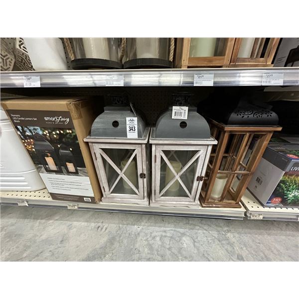 5-Outdoor Decorative Hanging Lanterns - 5 X $