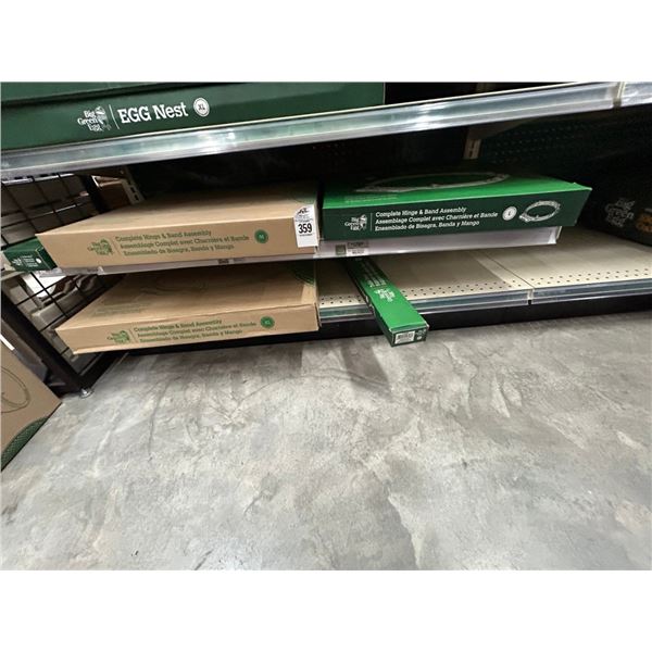 5-Big Green Egg Complete Hinge/Band Accessory, Table Nest - 5 X $