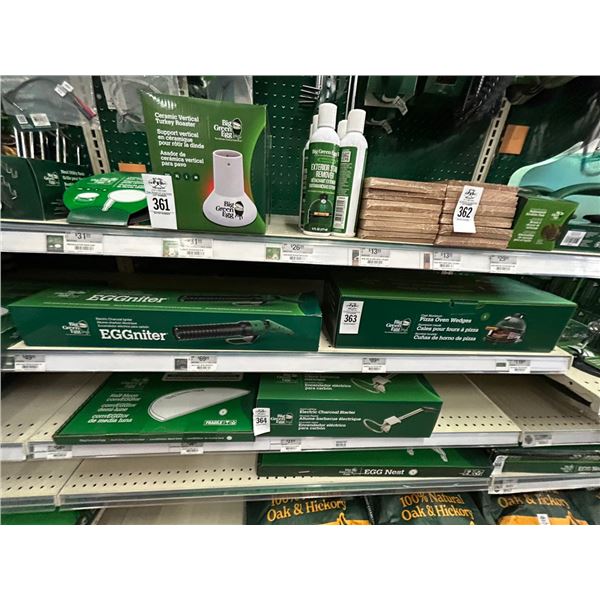 Big Green Egg Pizza Wedges, Eggniter Accessories