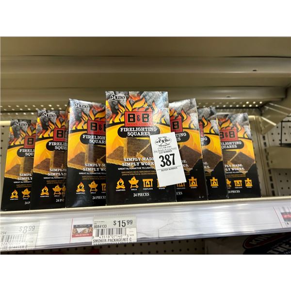 7-Better Burning Fire Lighting Square - 7 X $