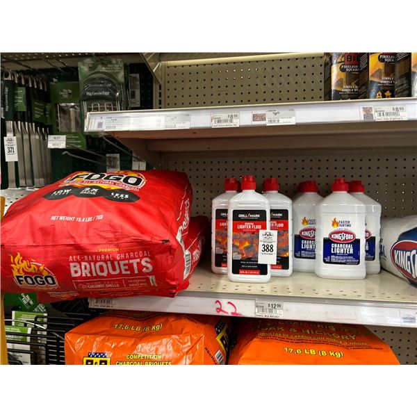 20-Grillmark Lighter Fluid, Faster Lighting Charcoal Lighter - 20 X $