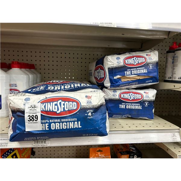 5-Kingsford/Fogo Charcoal Brickets - 5 X $