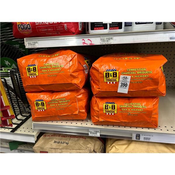 4-Better Burning Charcoal Bricket - 4 X $
