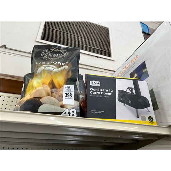 Asst. Permacoal Firestones, Ooni Carry Cover