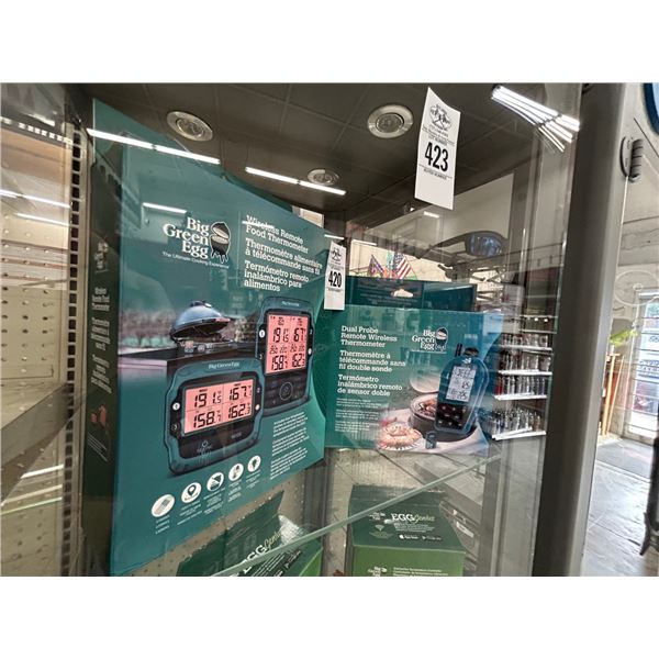 2-Big Green Egg Wireless Remote Food Thermometer, Dual Probe - 2 X $