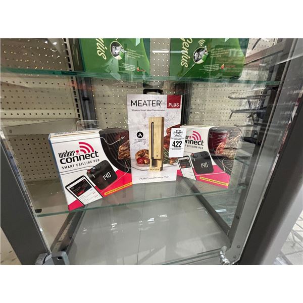 3-Weber Connect Smart Grilling Rub, Meater Plus Wireless Smart Thermometer 3 x the money