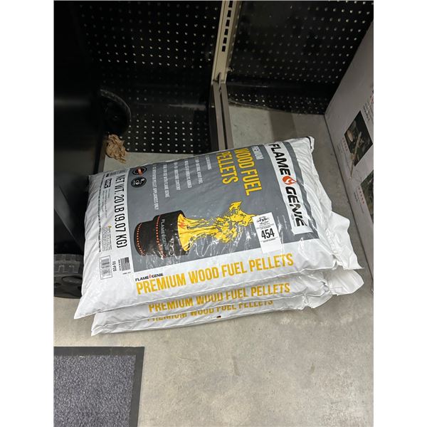 3-Premium Wood Fuel Pellet Flame Genie - 3 X $