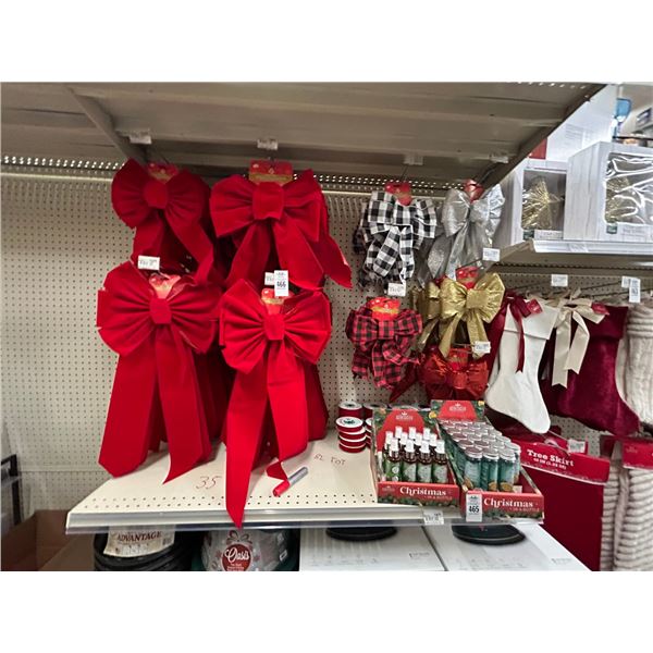 82-Christmas Decorative Bows - 82 X $