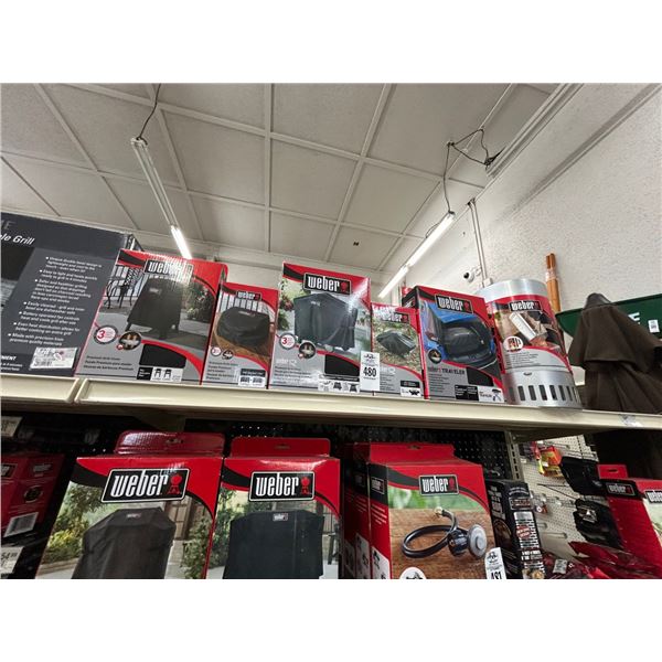 6-Weber Grill Covers, Chimney Starter - 6 X $