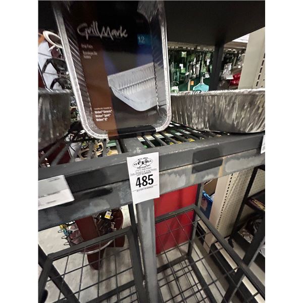 Asst. Grillmark Drip Pans,  33"  Tomato Cages, Metal Rack