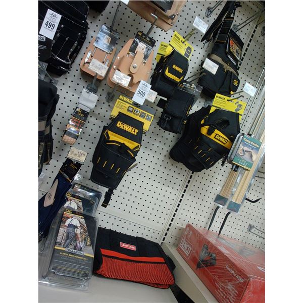 Asst. Coc Dewalt/Ace Tool Belts, Aprons