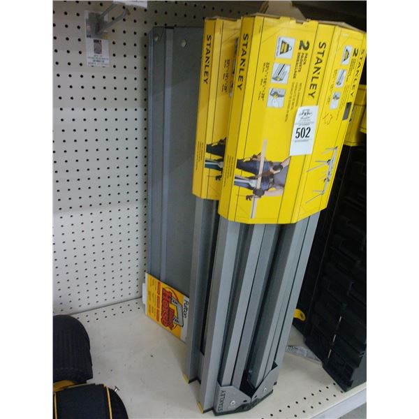 3-Stanley Metal Sawhorses - 3 X $
