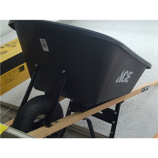Black Large Wheelbarrow