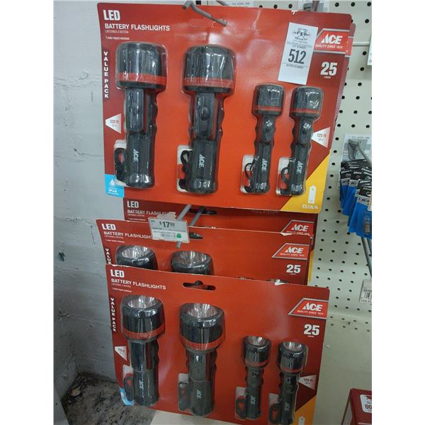 8-Flashlight Kits - 8 X $