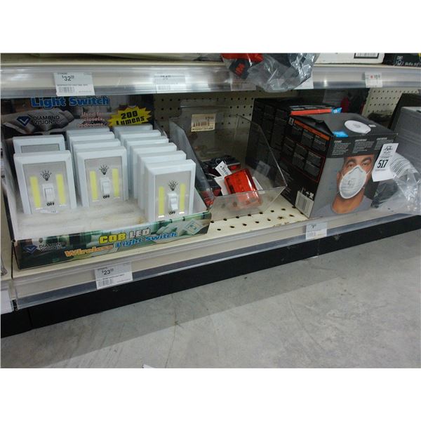 Masks, Safety Lights, Respirators