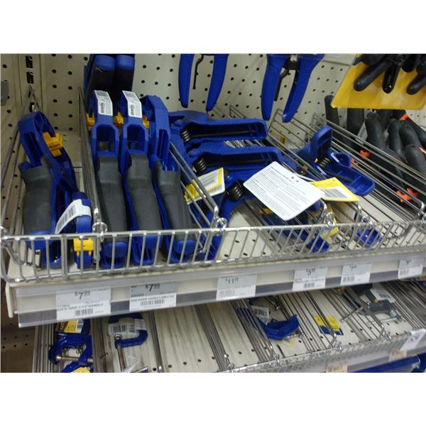 Shelf of Spring Clamps