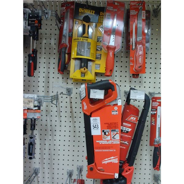 Hack Saws, Drywall Saws
