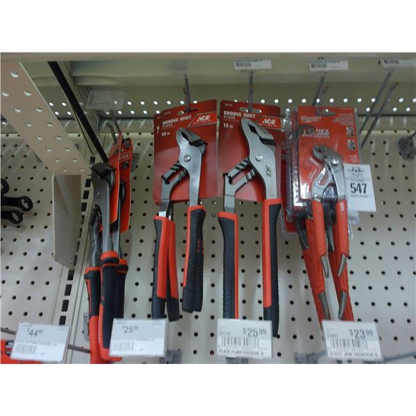 8- Channel Locks - 8 X $