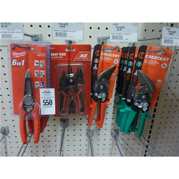 14-Aviation Snip, Snap Tools - 14 X $