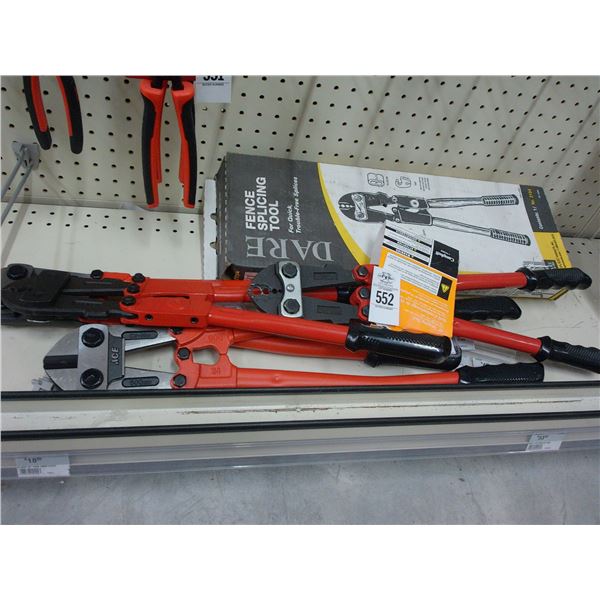 5-Bolt Cutter, Cable Crimper - 5 X $