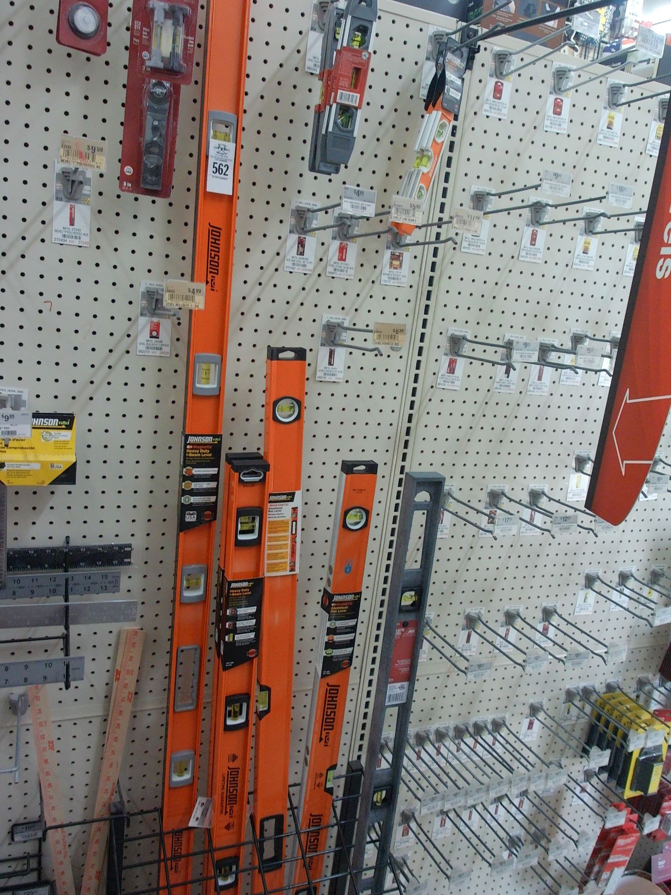 Asst. Size Contractor Levels w/Display - 12