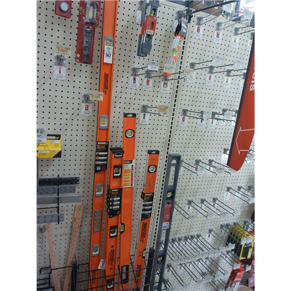 Asst. Size Contractor Levels w/Display - 12