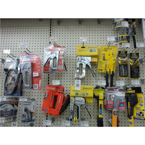 Stanley/Arrow/Dewalt Staple Guns, Asst. Tools
