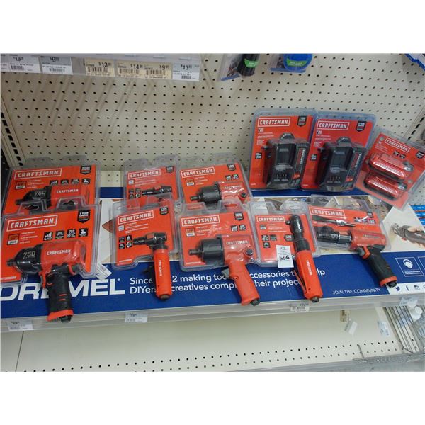 11-Craftsman Impact Wrench/Battery/Charger - 11 X $