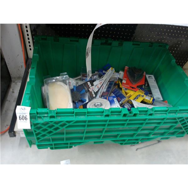 Drill Bits, Buffing Pads, Router Tool Bits