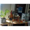 Image 1 : Potted Palm, Rooster, Holiday Décor Can