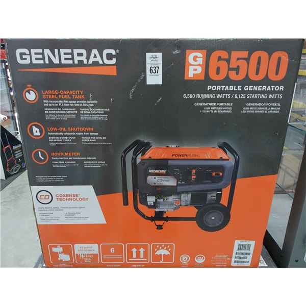 Generac GP 6500 Portable Generator