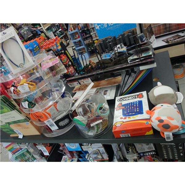 Bracelets, Hair Clips, Connecct Four, Merchandisers