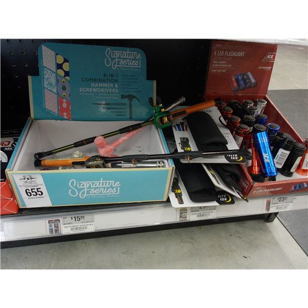 Mini Flashlights, Wall Chargers, Butane Fuel, Eye Glass Cleaners, More